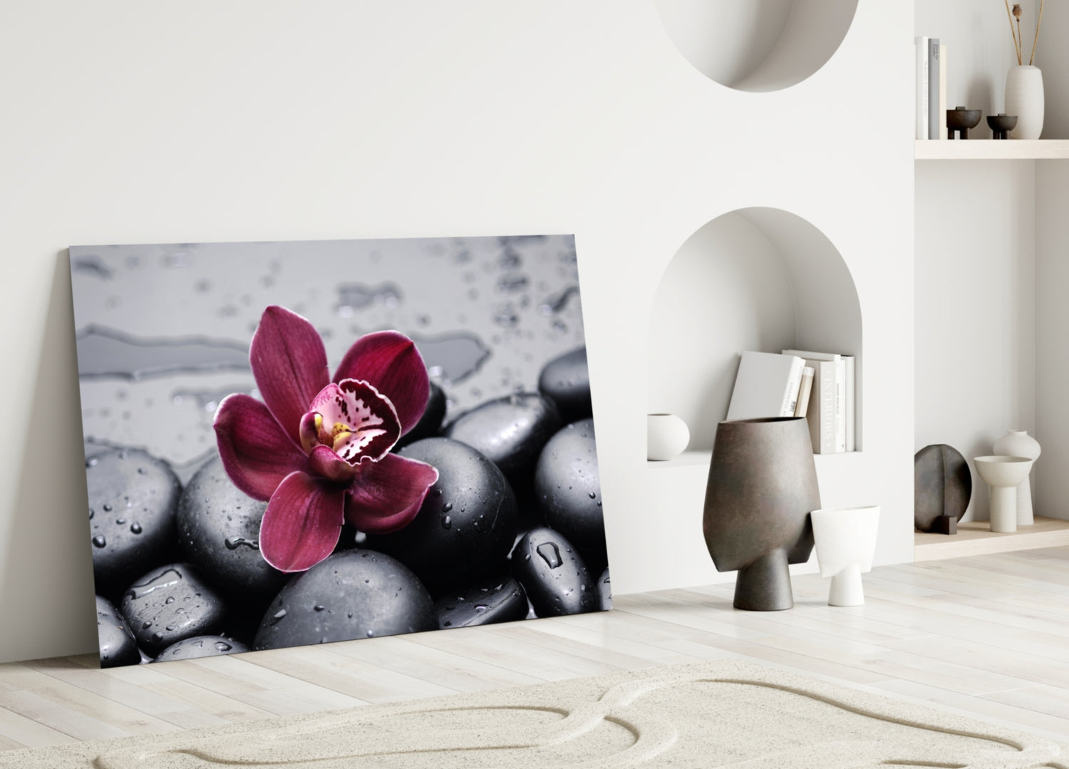 Spa Glass Wall Art