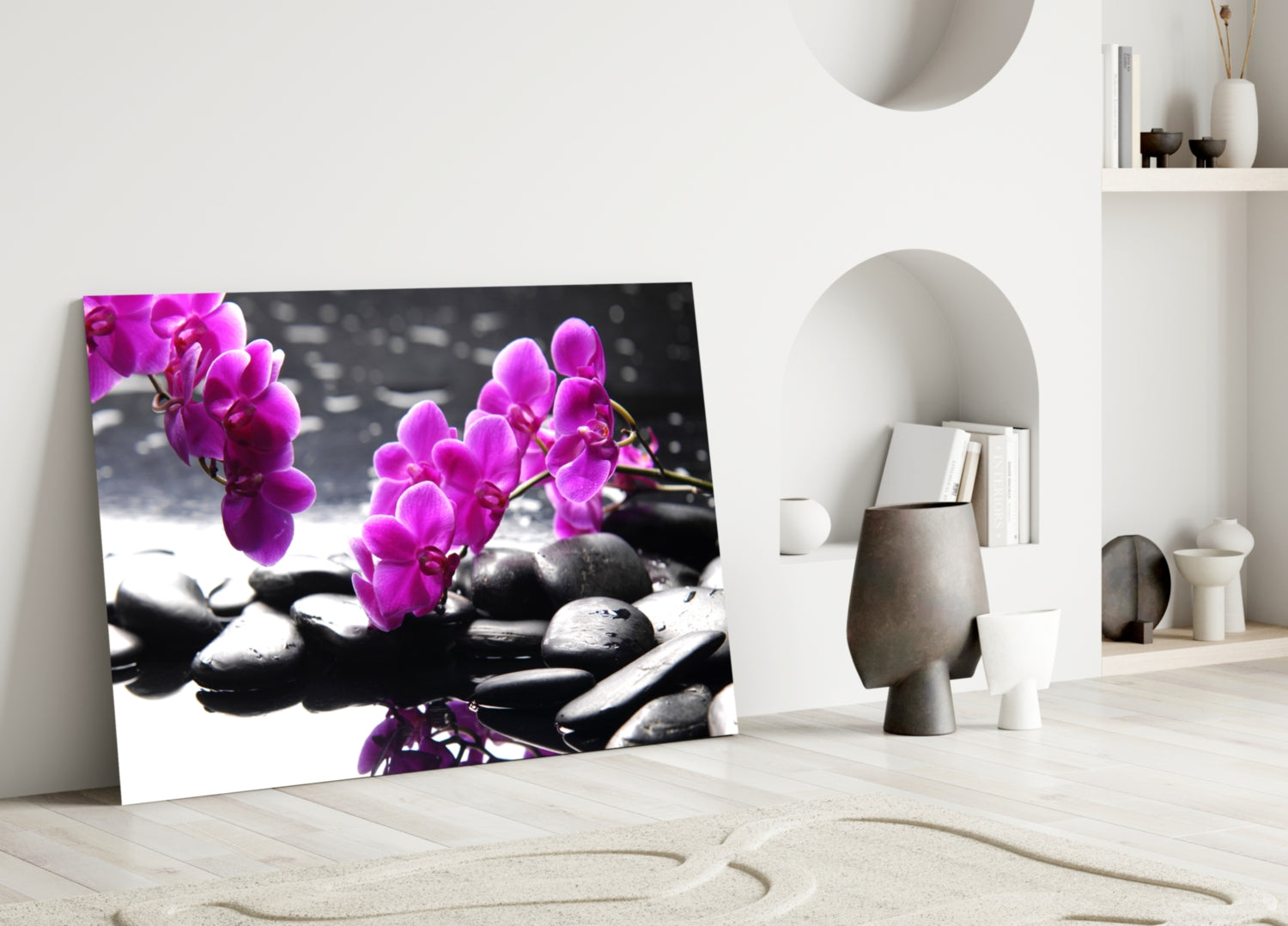Spa Glass Wall Art