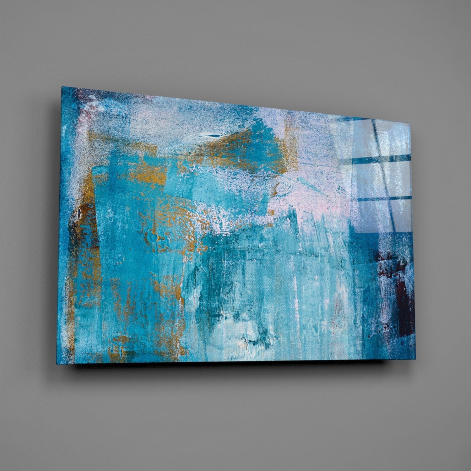 Blue Glass Wall Art