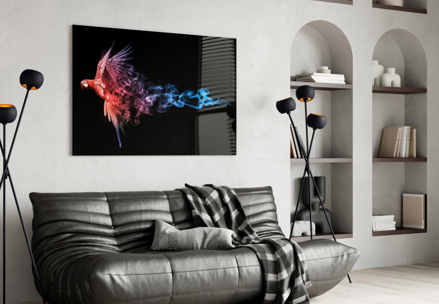 Parrot Glass Wall Art