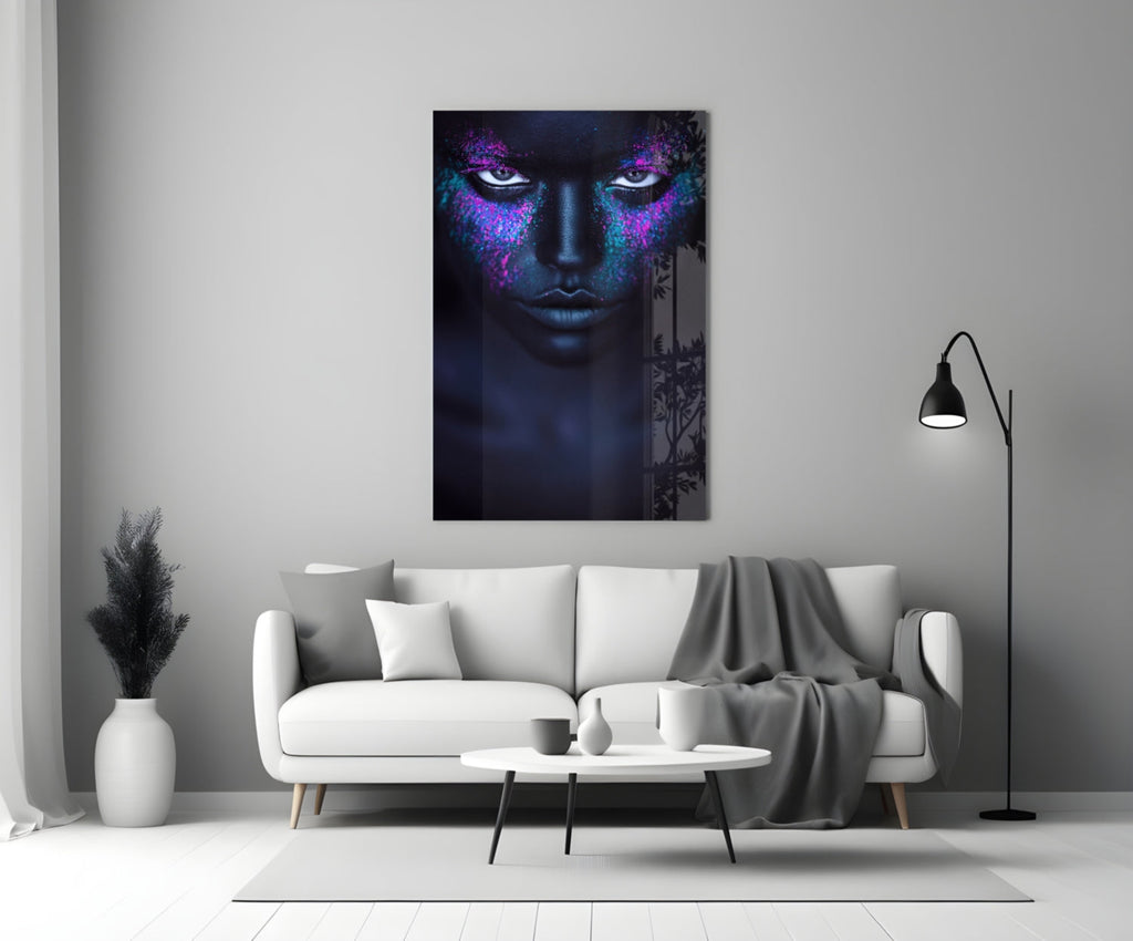 Woman Glass Wall Art