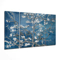 Sakura 4 Pieces Mega Glass Wall Art (59"x36")