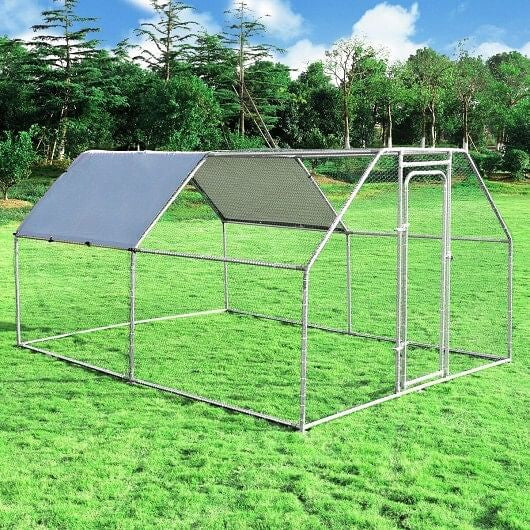 9.5 x 12.5 Feet Large Walk In Chicken Coop Run House