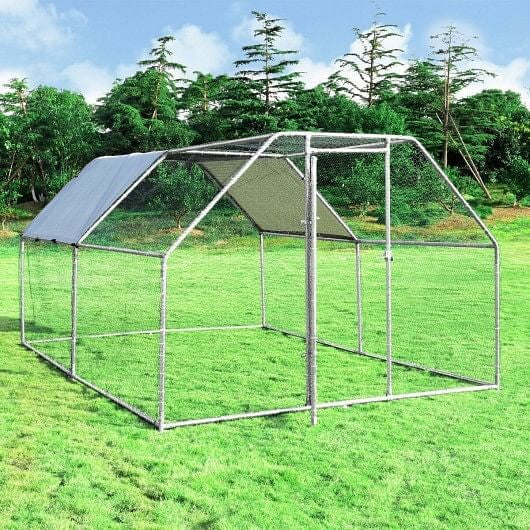 9.5 x 12.5 Feet Large Walk In Chicken Coop Run House