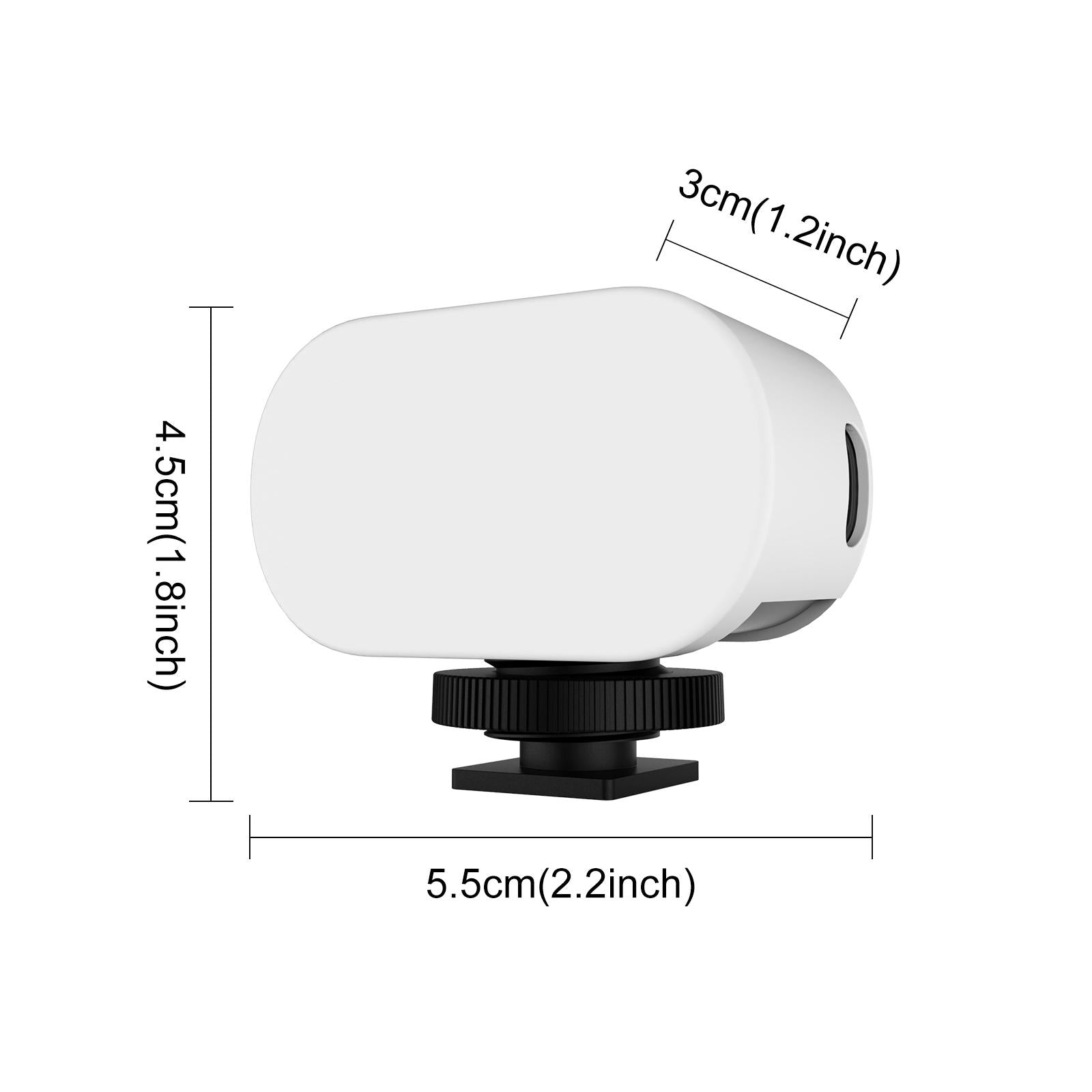 NNEIDS Switchable 6-Colour Led Beauty Fill Light For Live Broadcast And Photography