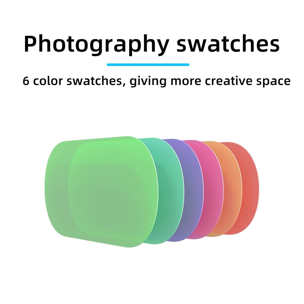 NNEIDS Switchable 6-Colour Led Beauty Fill Light For Live Broadcast And Photography
