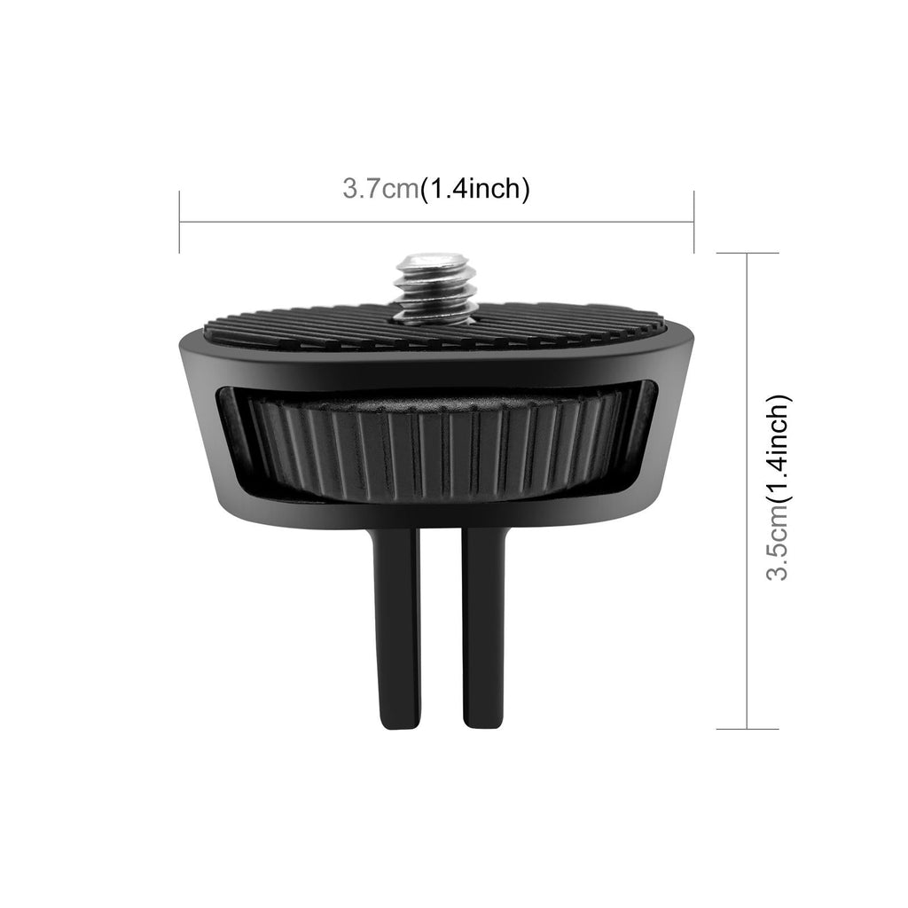 NNEIDS Adjustable Action Camera Tripod Adapter - 1 / 4 Screw