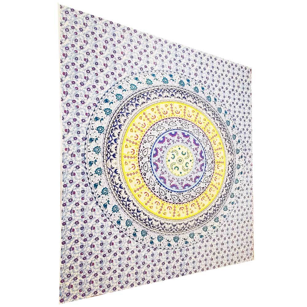 Botanical Garden Full Size Floral Tapestry Wall Art