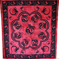 Red Salamander Yin Yang Tapestry Wall Hanging Dorm Decor