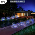 LED Solar Fireworks Lights – Outdoor Waterproof Garden Lights with Remote
