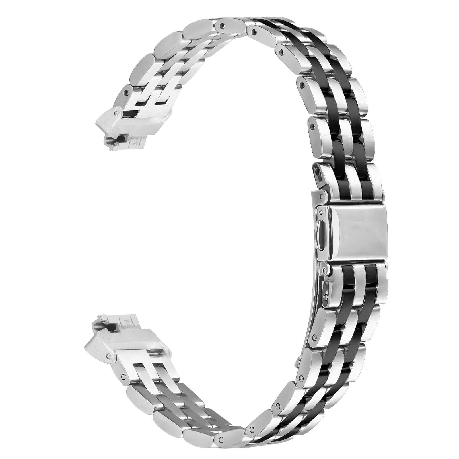 Fitbit Inspire 2, 1, HR Stainless Steel Strap - Premium Band