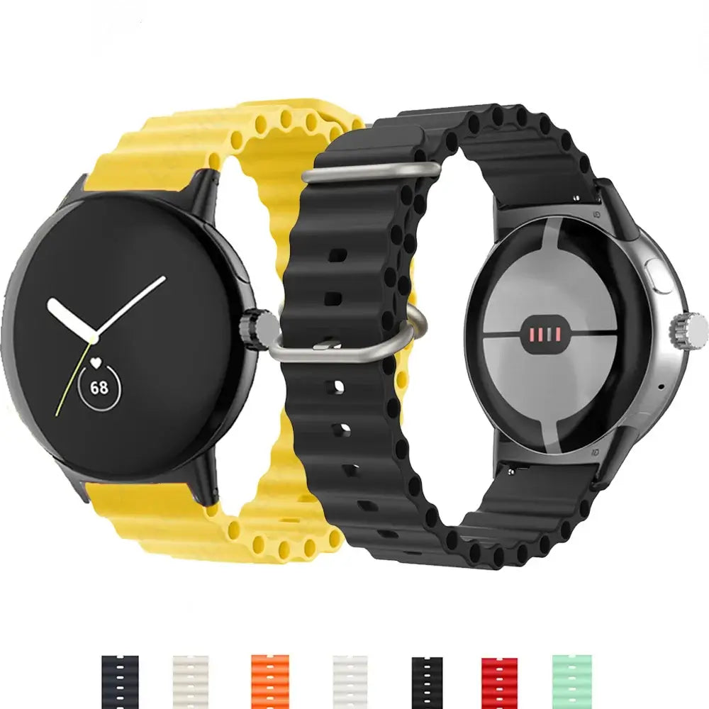 Google Pixel Silicone Strap - Comfortable, Waterproof Design