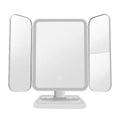 Trifold LED Makeup Mirror - Smart Complementary Beauty Lights