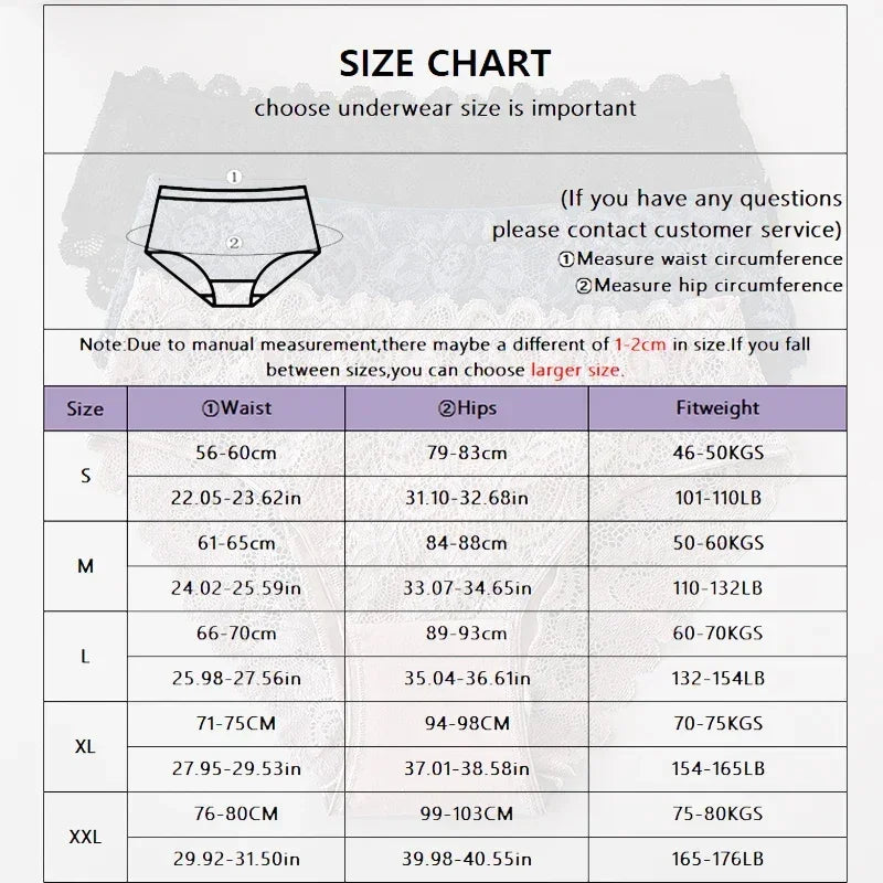 3PCS/Set Luxury Floral Embroidery Lace Panties Women Briefs Sexy Hollow Lingerie Female Underwear Ladies Breathable Underpants