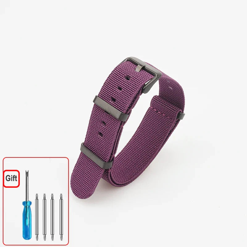 Amazfit Nylon Watch Band NATO Strap Waterproof Washable Elastic