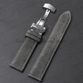 OnePlus Smartwatch Genuine Leather Band - Brown Butterfly Buckle Strap
