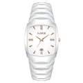 Women's Rose Gold Stainless Steel Luminous Date Slim Watch