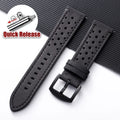 Amazfit Bands Leather Quick Release Watch Band Vintage Brown Cowhide Strap