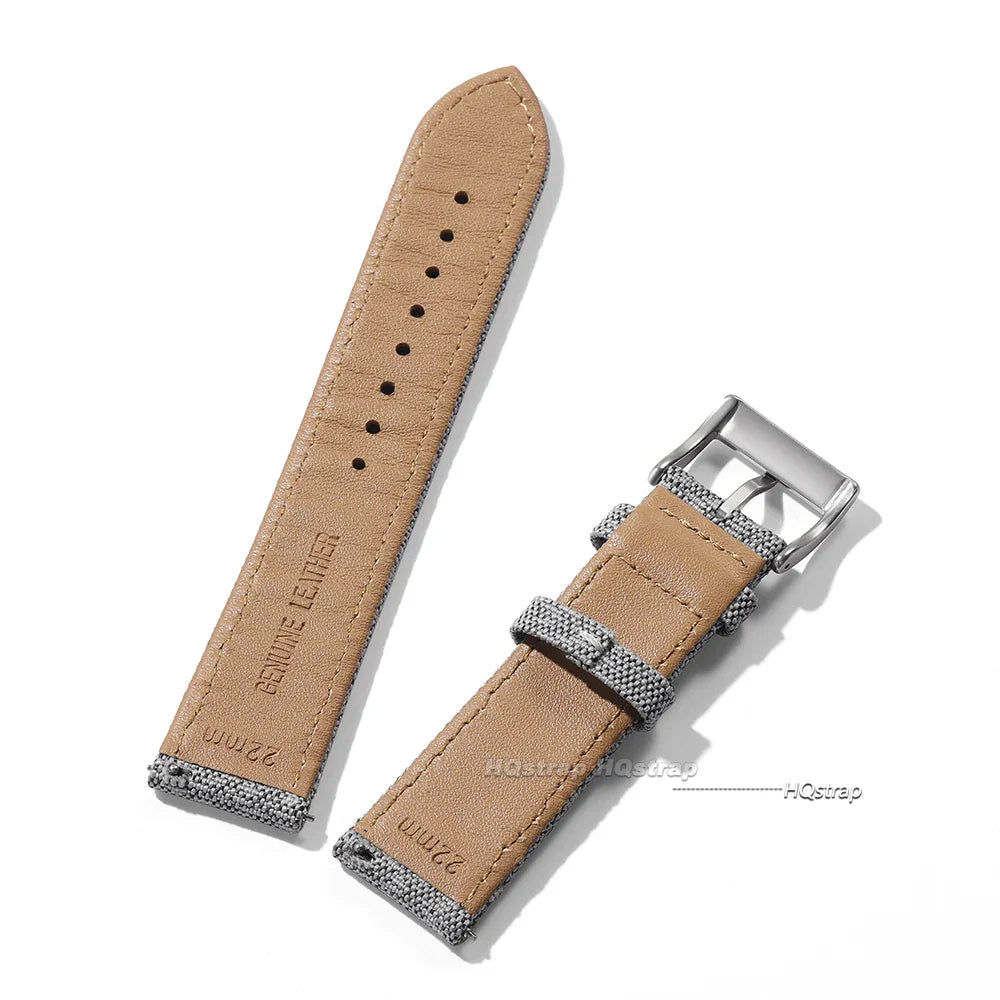 Polar Sailcloth Nylon Watch Strap Quick Release - Unisex Waterproof Band