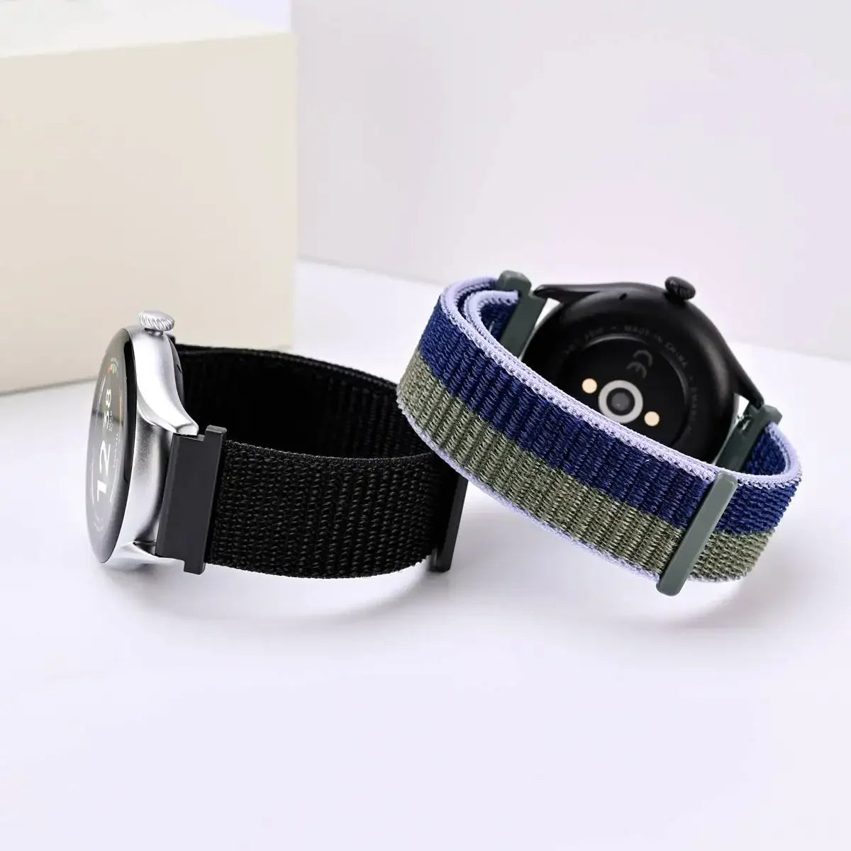 Polar Bands Nylon Loop Watch Strap Velcro Clasp Unisex