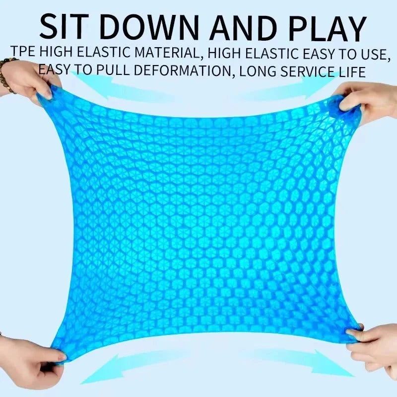 Breathable Gel Seat Cushion – Honeycomb Design for Tailbone & Back Pain Relief, Home Office & Car Use