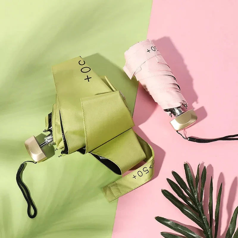 Mini Sun Umbrella – Pocket Folding Rain & UV Protection Parasol