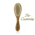 Personalized Wooden Baby Brush – Custom Name Wool Comb for Kids