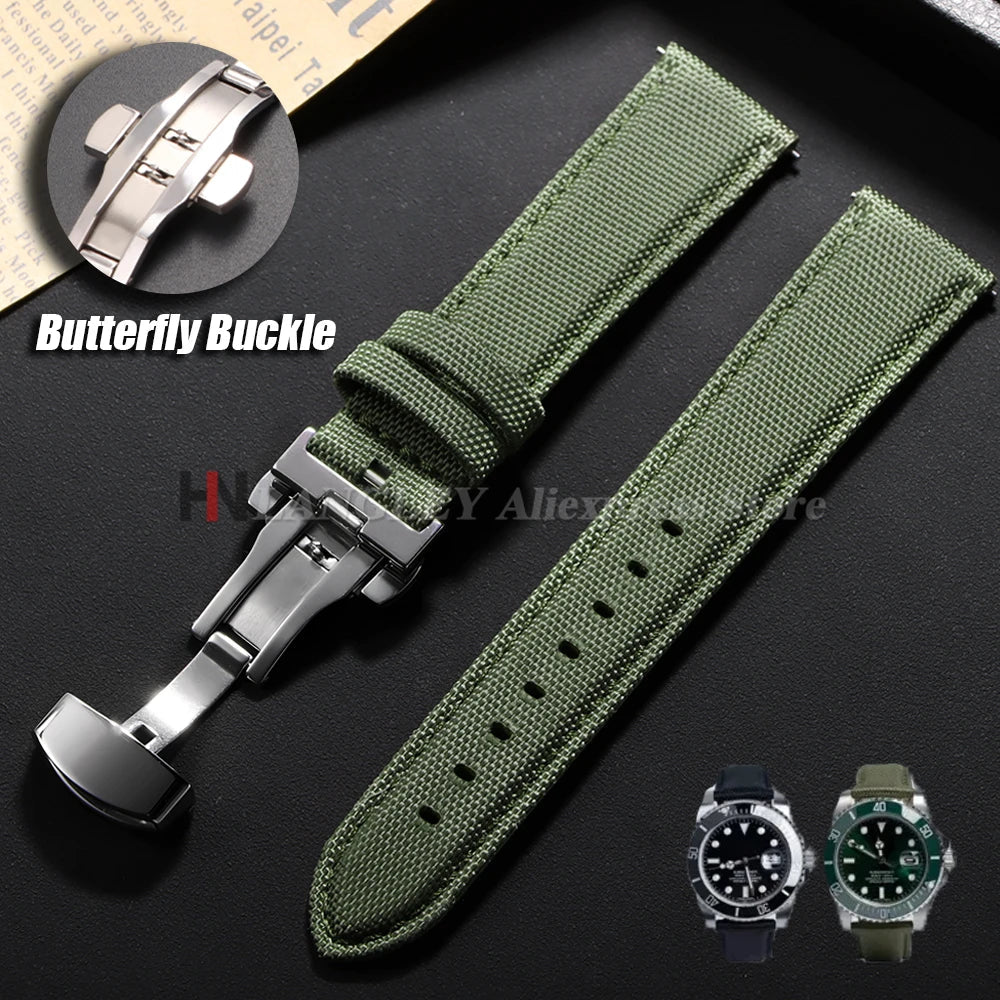 COROS Watch Band Sailcloth Nylon Quick Release Waterproof Strap Universal
