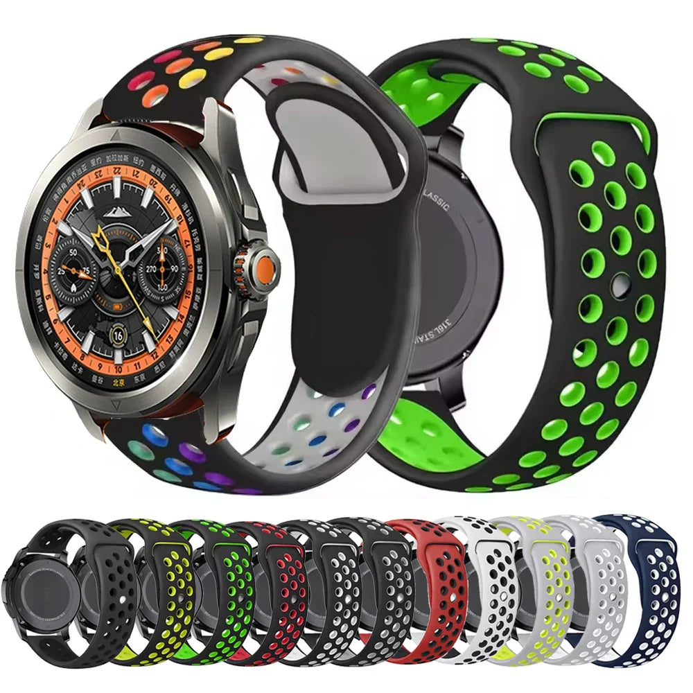Polar Watch Band Silicone Replacement Strap Unisex Buckle