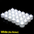 1/6/12Pcs Flameless LED Tea Light Candles – Battery-Powered, Safe, and Reusable for Weddings, Parties, and Home Décor