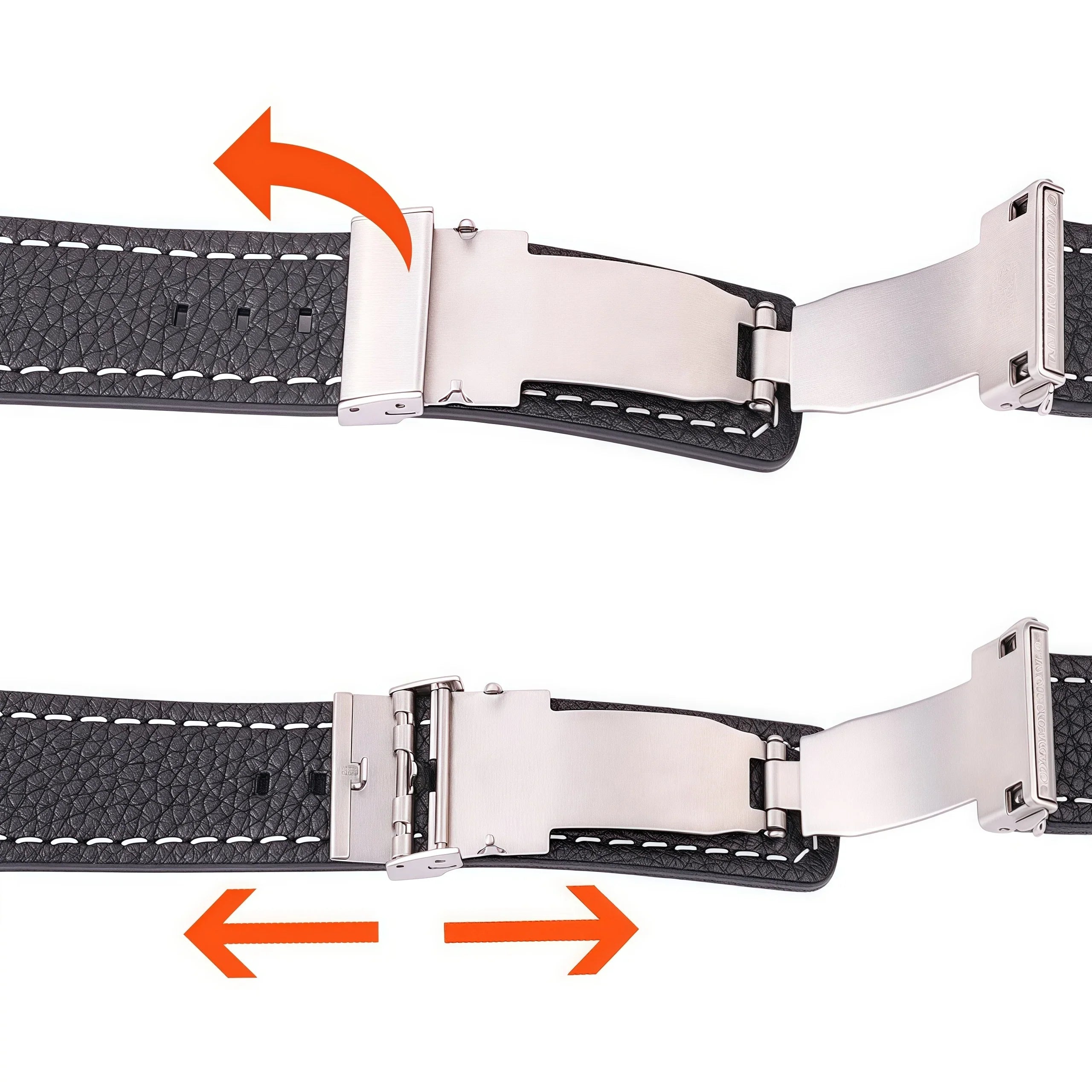 OnePlus Leather Watch Band, Pin Buckle Strap for Men Women, 20cm Wristband