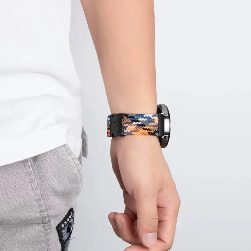 Polar Nylon Braided Watch Band Parachute Buckle Comfort Fit Strap