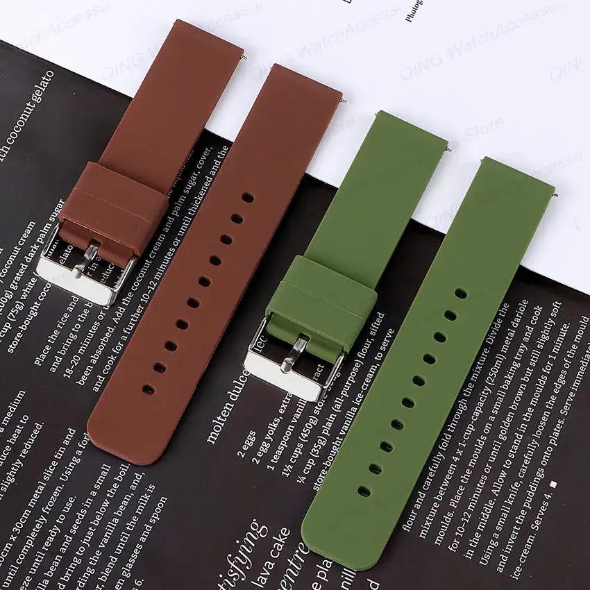 Ticwatch Silicone Strap - Soft, Comfortable, Waterproof