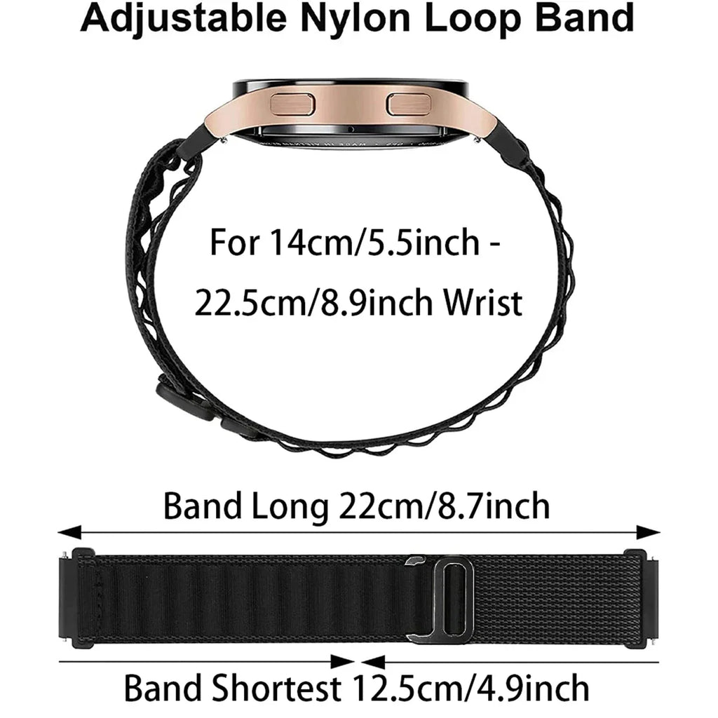 Amazfit Nylon Watch Band Replacement Strap for All Day Comfort