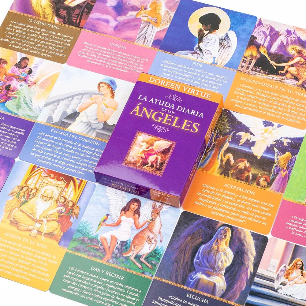 Daily Guidance From Your Angels – 44-Card Spanish Oracle Deck