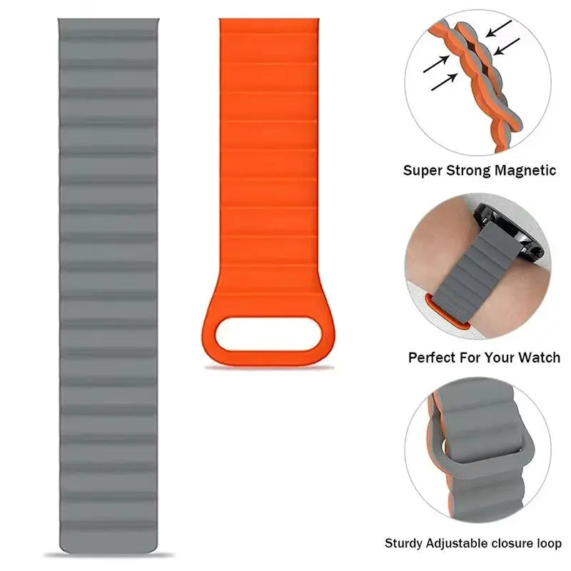 Amazfit Magnetic Silicone Band Replacement for Smartwatches