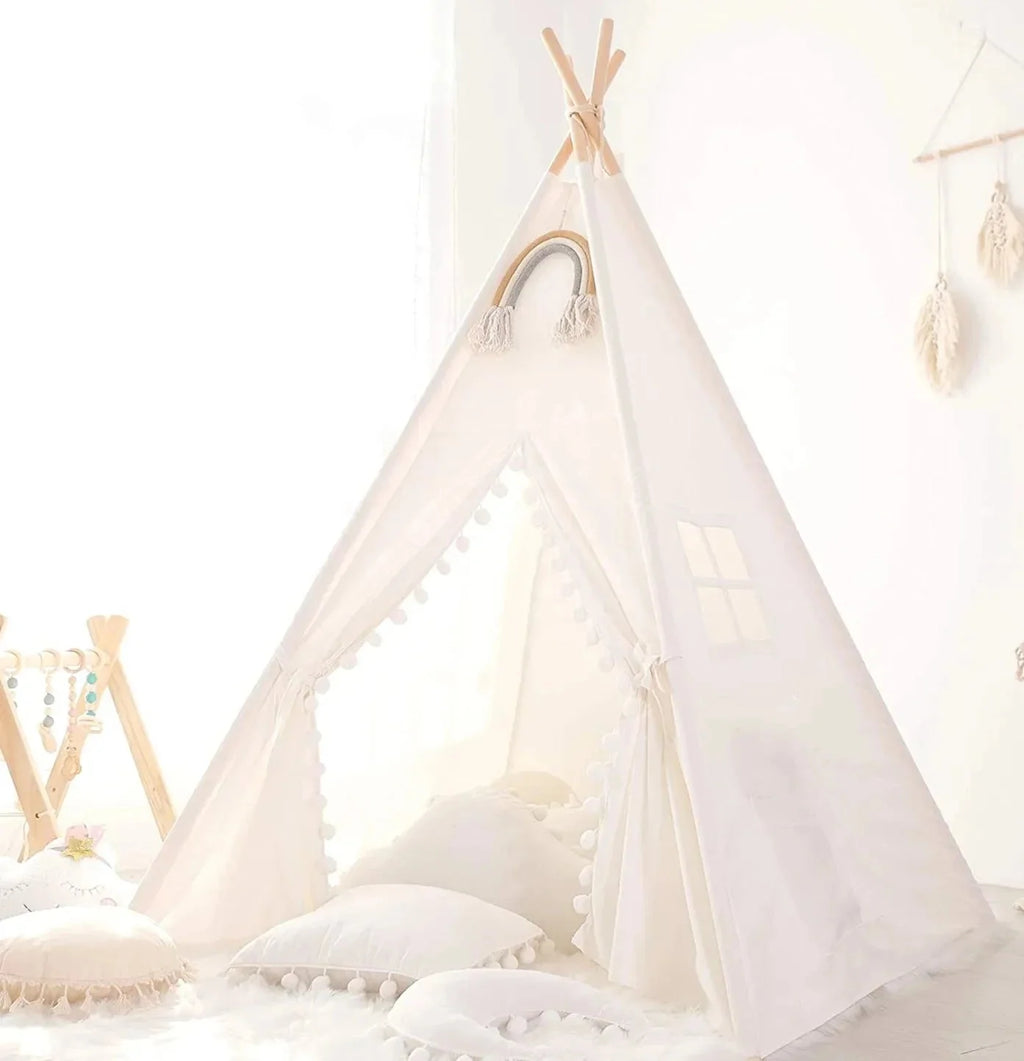 Portable Kids Play Tent Wigwam Teepee Playhouse