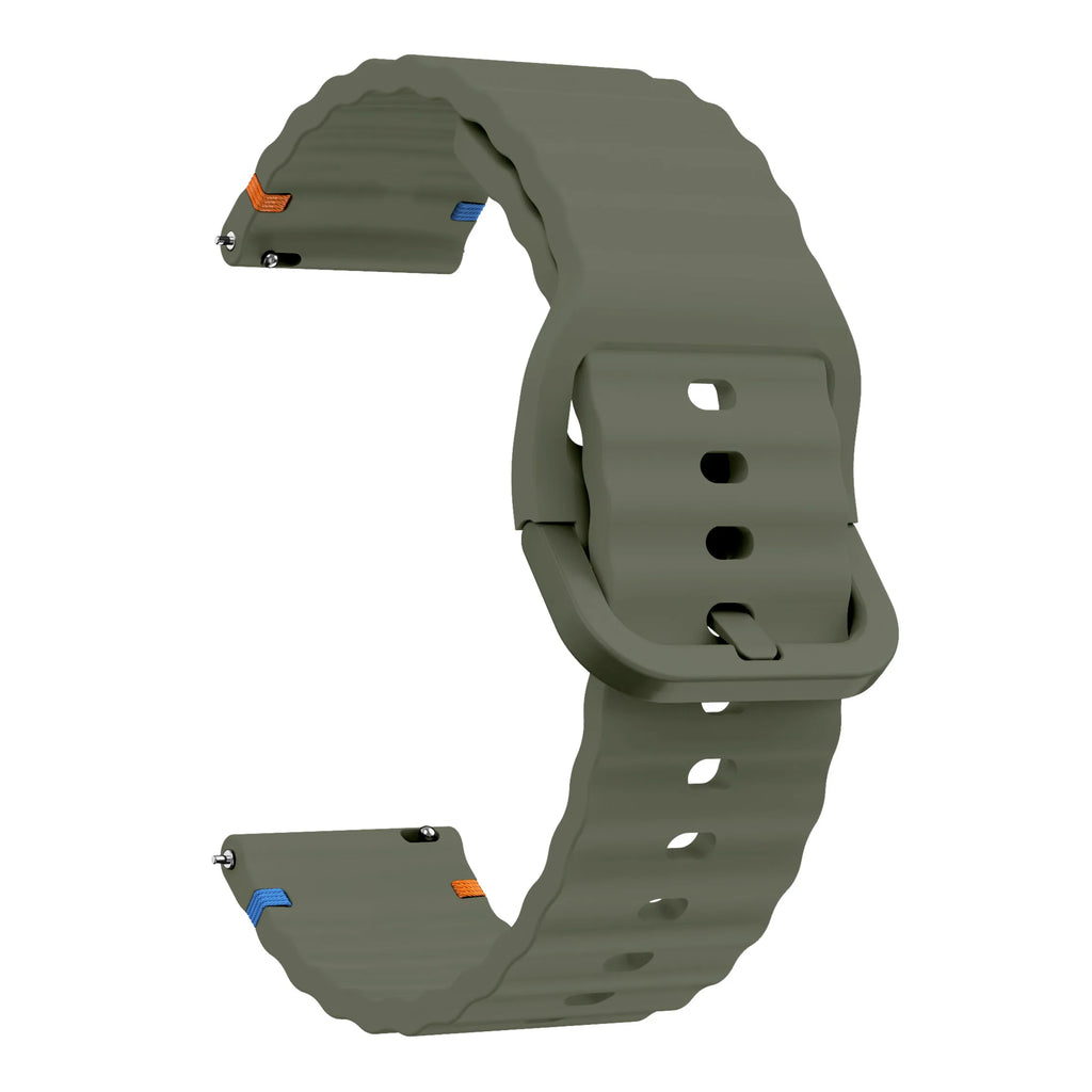 Motorola Moto Smartwatch Silicone Watch Band - Wave Suture Sports Strap