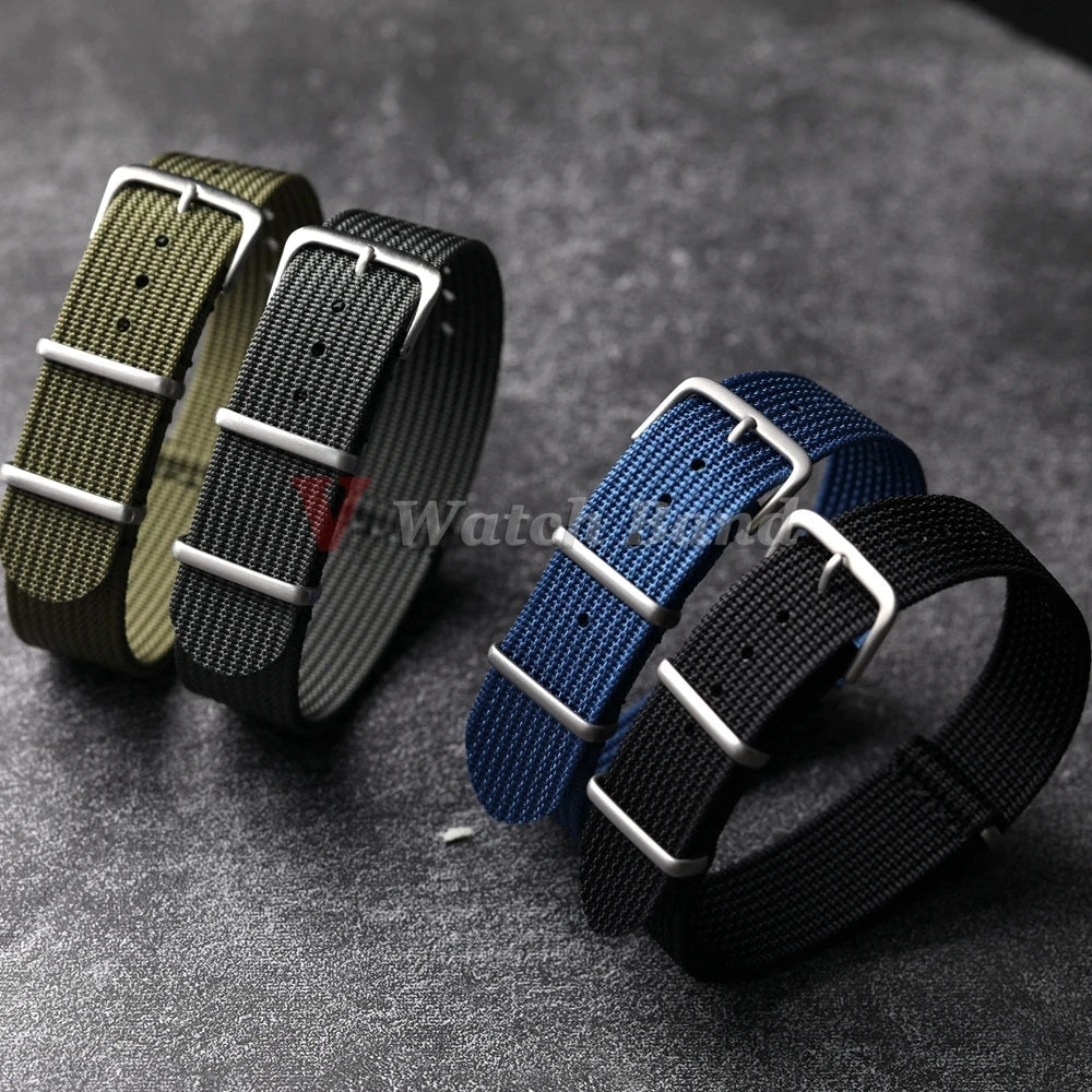 Amazfit Bands Ribbed Nylon Watch Band Durable Fabric Strap
