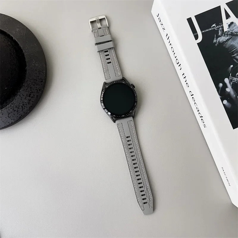 Motorola Moto Smartwatch Band - Breathable Silicone Nylon Quick Release Strap