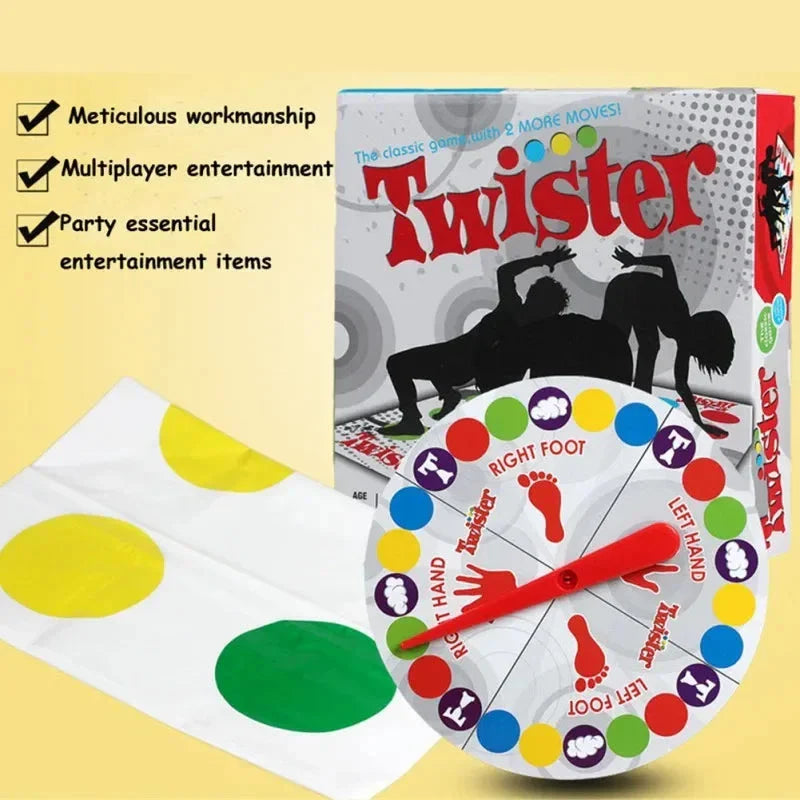 Twist Body Move Game Mat – Funny Family Party Board Game for Kids & Adults