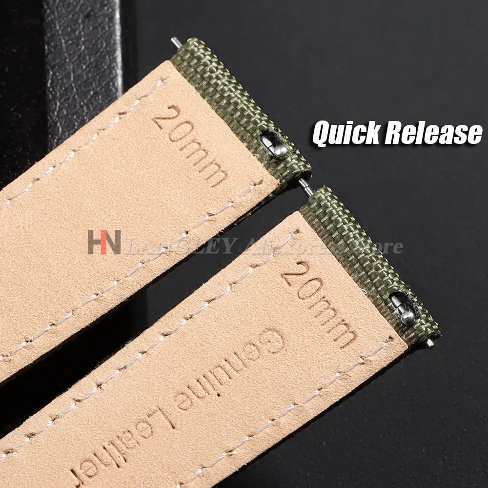 OnePlus Smartwatch Bands Quick Release Sailcloth Nylon Watch Straps