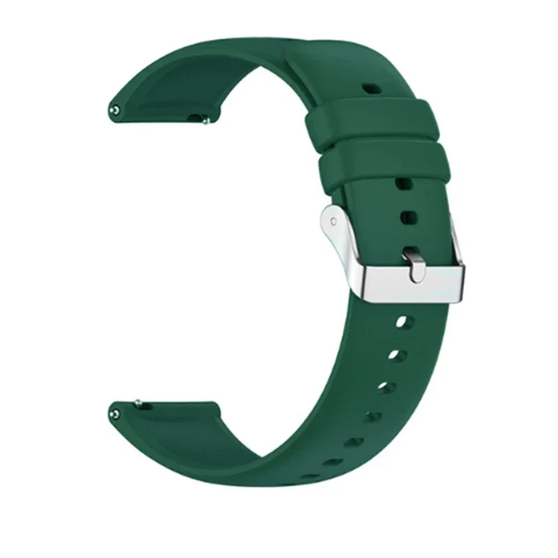 Motorola Moto Watch Bands Silicone Replacement Strap with Metal Buckle