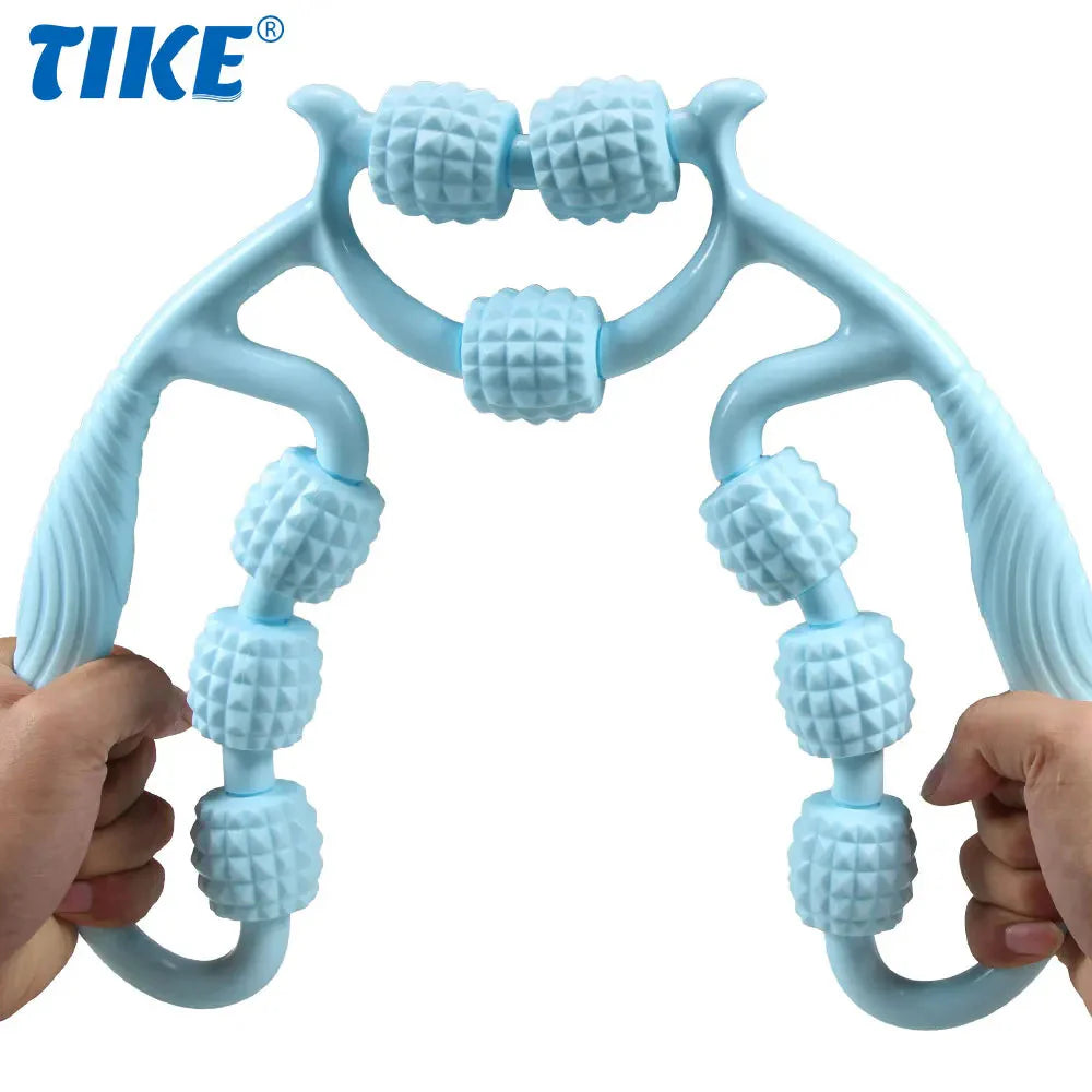 Handheld Massage Roller for Neck, Legs & Deep Tissue Muscle Relief