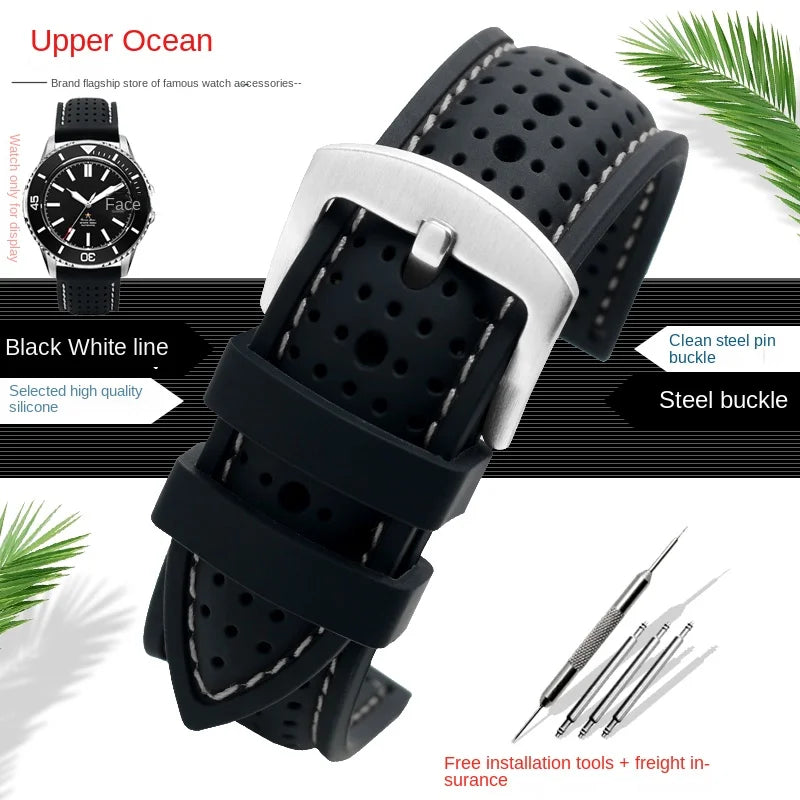 Polar Watch Band Breathable Silicone Strap For Polar Smartwatch