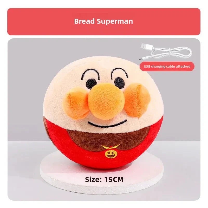 New Dog Toys Interactive Puzzle Electric Plush Jumping Ball USB Rechargeable Clown Cartoon Dog Training Toy Piggy Pet Product