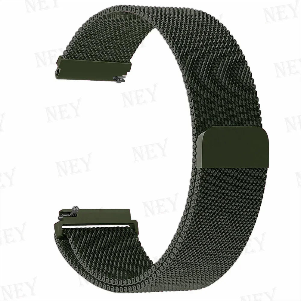 Amazfit Milanese Loop Band Stainless Steel Smartwatch Strap Metal Bracelet