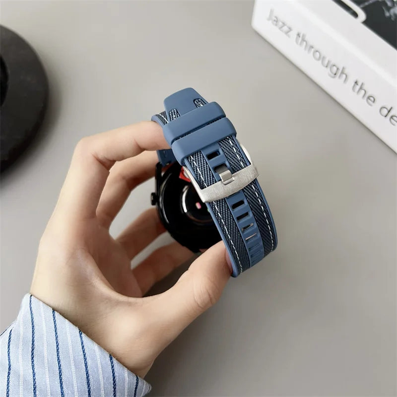 Polar Watch Band Nylon Silicone Strap Replacement Unisex
