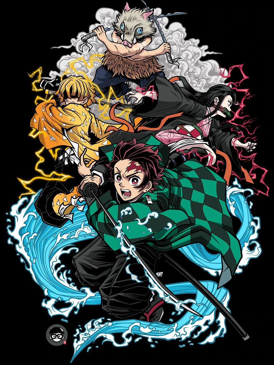 Demon Slayer 5D Diamond Painting Kamado-Nezuko Diamond Embroidery Full Diamond Mosaic DIY Rengoku Kyoujurou Decorative Painting