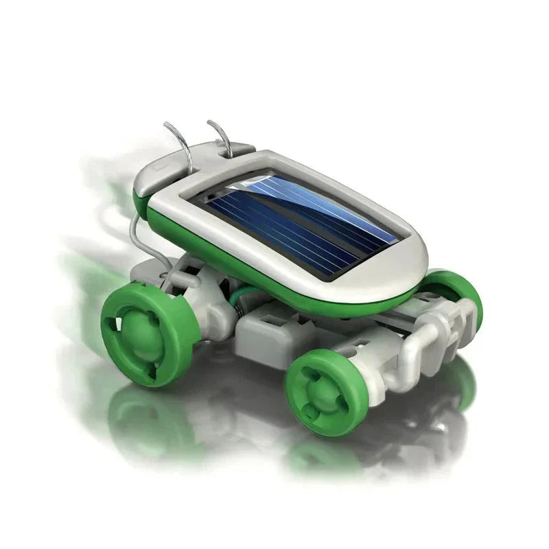 6-in-1 Solar Robot Kit – DIY Educational Science Toy for Kids | Build Car, Ship, Windmill, Fan & More